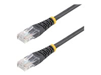 StarTech.com 15m Black Cat5e / Cat 5 Molded Patch Cable - patch cable - 15 m - black