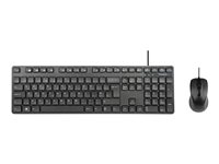 Targus - keyboard and mouse set full size - QWERTY - Spanish - black Input Device