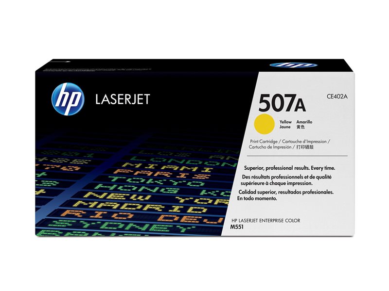 HP Toner 507A yellow HV
