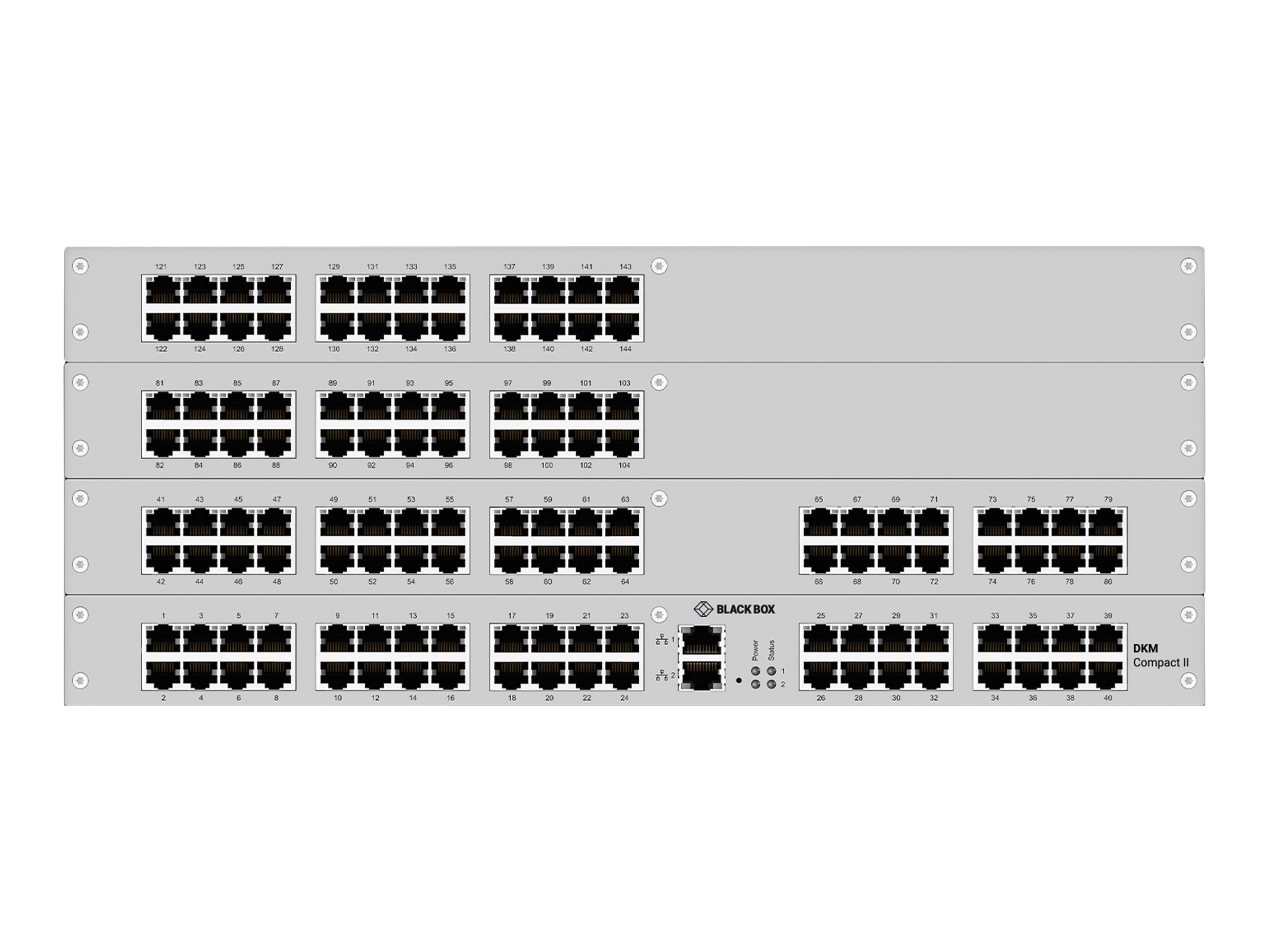 Black Box DKM Compact II KVM Matrix Switch ACXC144-1G
