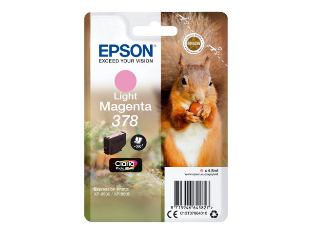 Epson 378 Light Magenta Original Ink Cartridge