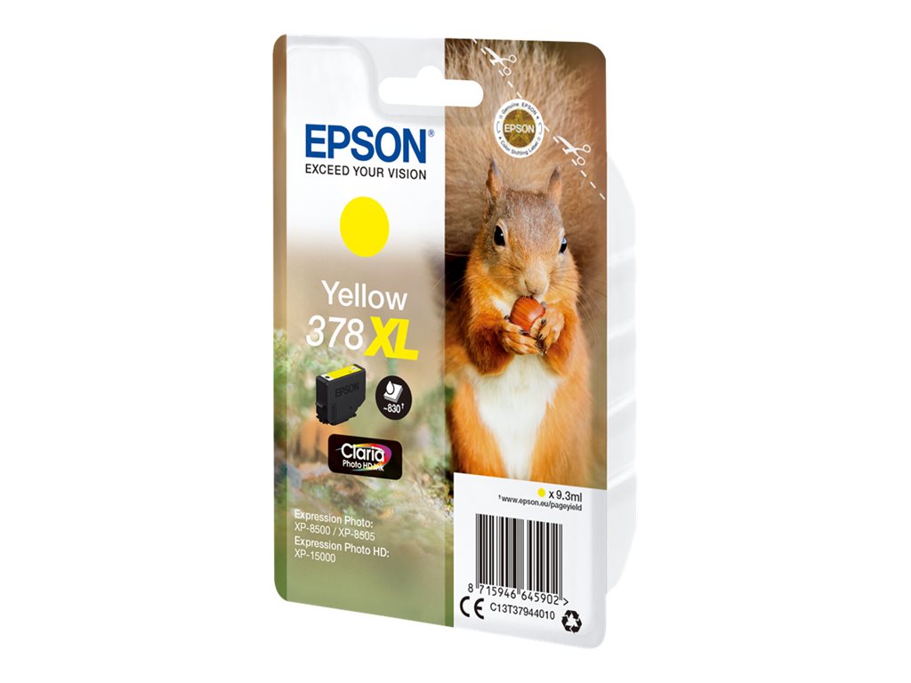 EPSON 4LB 378XL Yellow Ink Cartridge w/s