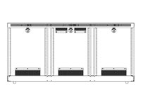 Middle Atlantic C5 Series Credenza mounting component - for AV rack - off white
