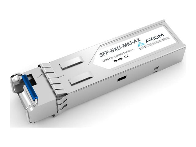 Axiom - SFP (mini-GBIC) transceiver module (equivalent to: Meraki SFP-BXU-MKI) - GigE - 1000Base-BX10-U 
