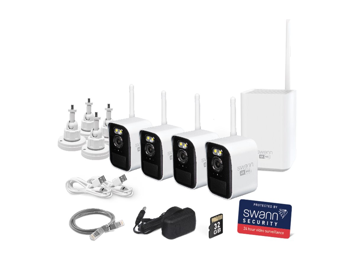 Swann MaxRanger4K SWNVK-MRMINISD4 NVR + camera(s) wireless (Wi-Fi) AC powered solar battery Component Right-angle 71810