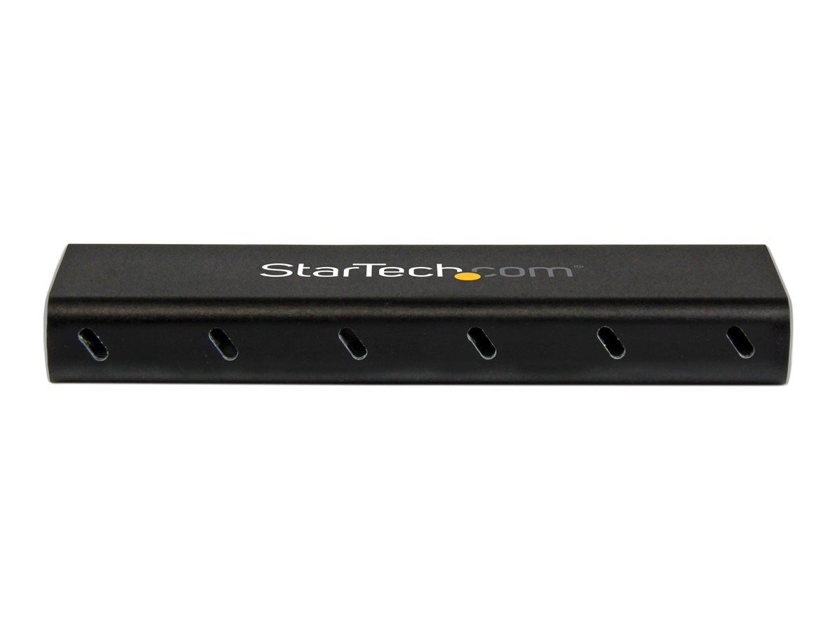StarTech.com M.2 SSD Enclosure for M.2 SATA SSDs - USB 3.1 (10Gbps) with USB-C Cable - External Enclosure for USB-C Host - Aluminum (SM21BMU31C3) - kryt úložiště - SATA 6Gb/s - USB 3.1 (Gen 2)