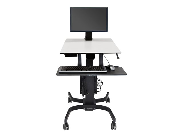 Ergotron Workfit C Single Ld Sit Standing Workstation Rectangular Grey
