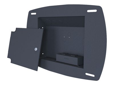 Premier Mounts INW-AM100 Enclosure black in-wall mounted for Premi