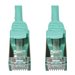 Eaton Tripp Lite Series Cat6a 10G Snagless Shielded Slim STP Ethernet Cable (RJ45 M/M), PoE, Aqua, 6 ft. (1.8 m)