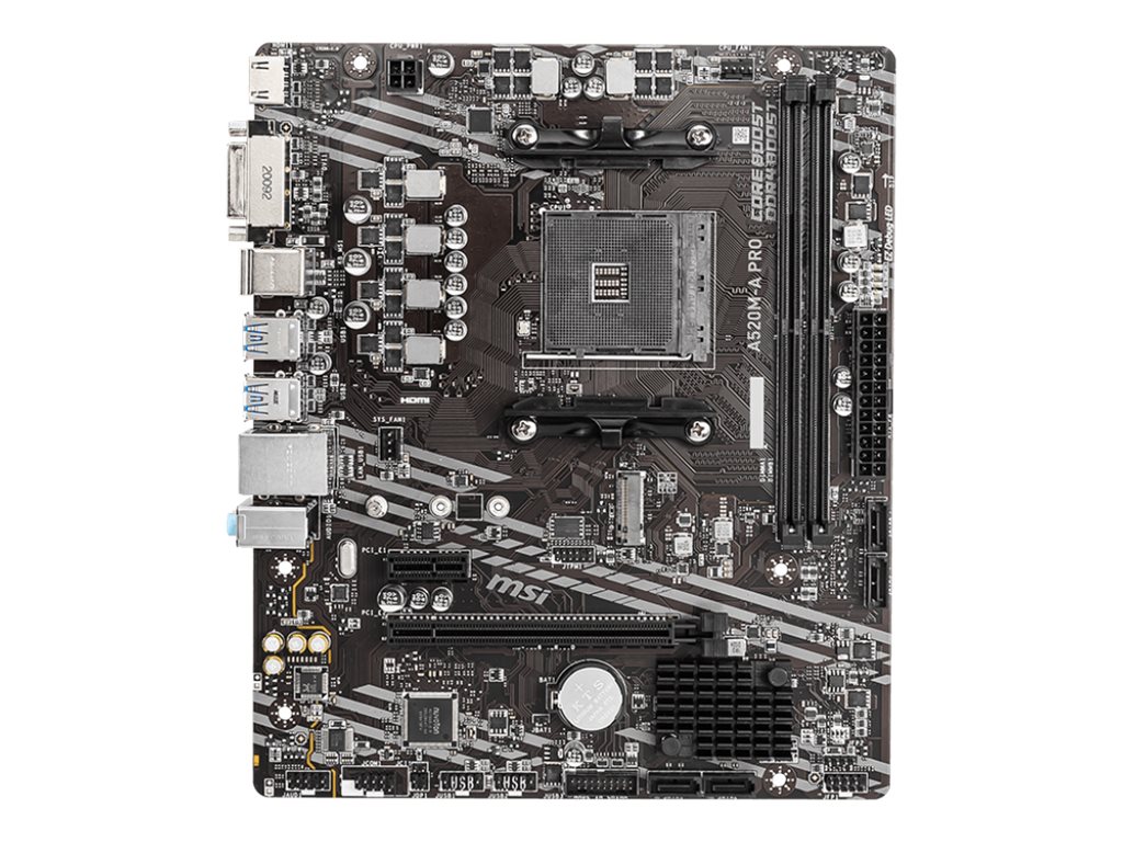MSI A520M-A PRO - základní deska - mikro ATX - Socket AM4 - AMD A520