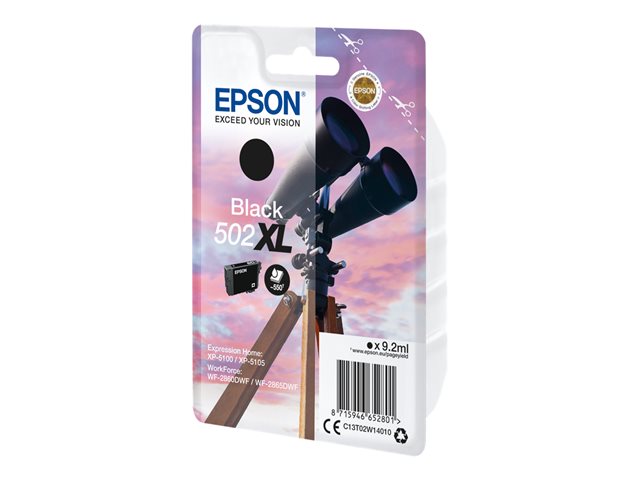 Image of Epson 502XL - high capacity - black - original - ink cartridge