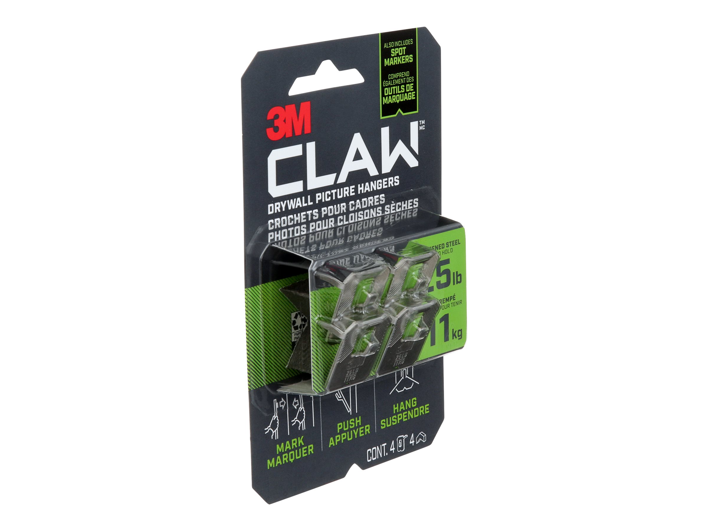 3M CLAW PICTURE HANGER 3PH25M-4EF