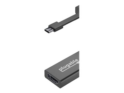 Plugable USB C to HDMI 2.0 Adapter Compatible with 2018 iPad Pro, 2018  MacBook Air, 2018 MacBook Pro, Dell XPS 13 & 15, Thunderbolt 3 Ports & More  