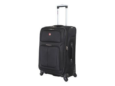 SWISSGEAR 21 CARRY ON LUGGAGEBLACK 4WHEELS EXPANDABLE