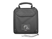 UltimaCase - Carrying bag for portable scanner / printer - ballistic nylon - black - for Zebra TC70, TC72, TC75, TC77; ZQ500 Series ZQ520