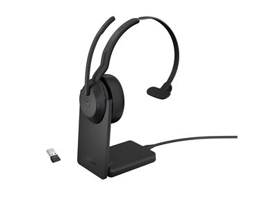 5706991027518 - Headset Evolve2 55 link380a Mono mit Ladestation Reichweite bis 30 m bis 10 h MS-Teams optimiert schwarz 5706991027518 - Headset Evolve2 55 link380a Mono mit Ladestation Reichweite bis 30 m bis 10 h MS-Teams optimiert schwarz