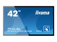 iiyama ProLite TF4237MSC-B3AG - 42" Diagonal Class LED-backlit LCD display - interactive digital signage - with touchscreen - 1080p 1920 x 1080 - black