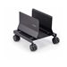 StarTech.com Computer Tower Cart Rolling CPU Caddy w/ Wheels, Adjustable