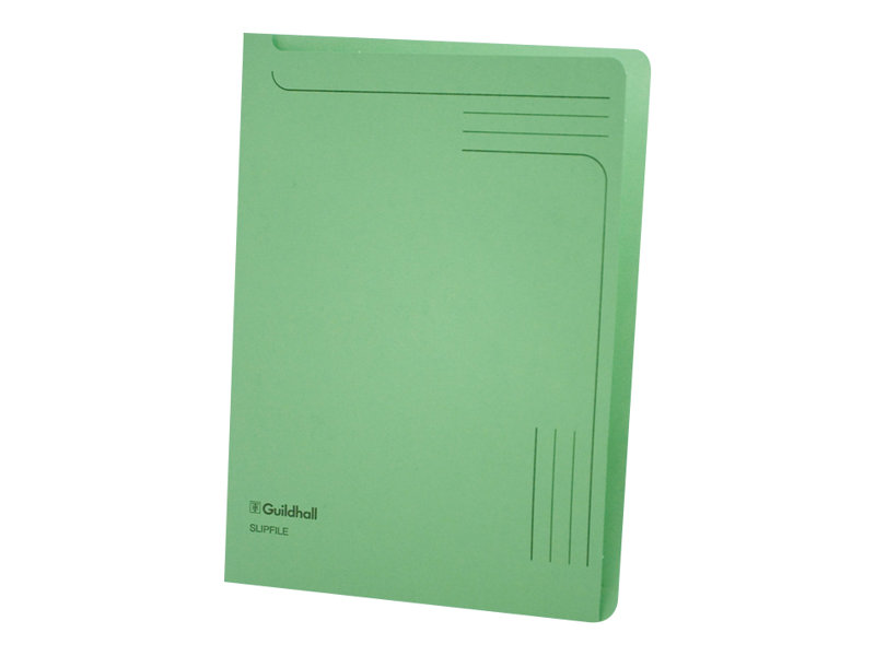 Guildhall File Folder For A4 Capacity 50 Sheets Mottled Green