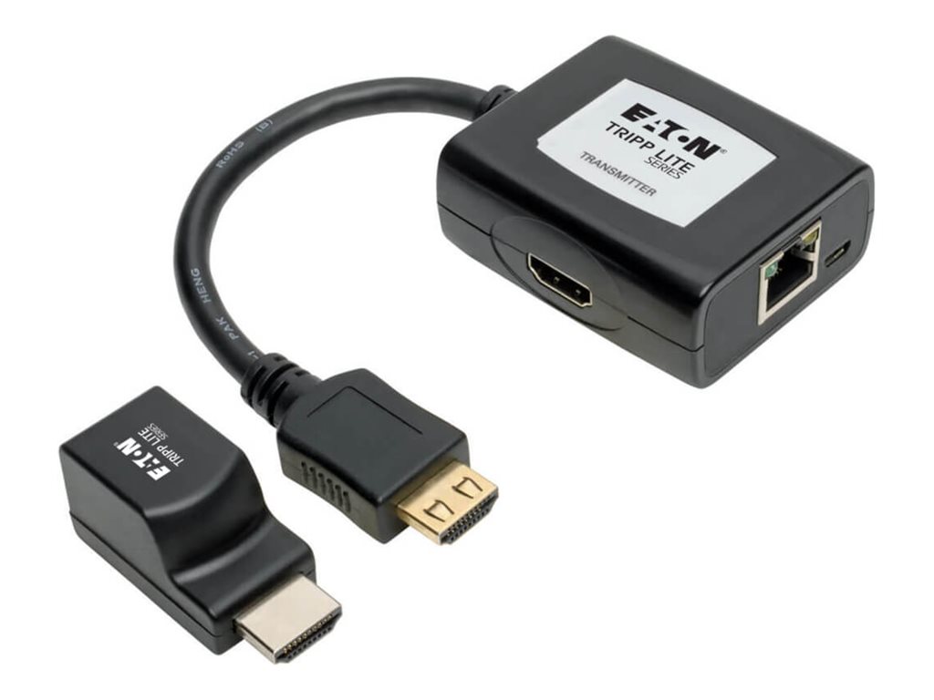 Eaton Tripp Lite Series HDMI over Cat5/Cat6 Extender Kit, Power over Cable, 1080p @ 60 Hz, TAA