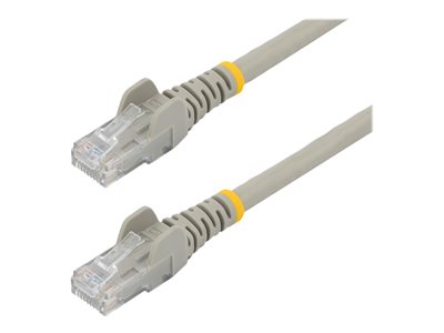 StarTech.com 50cm CAT6 Ethernet Cable, 10 Gigabit Snagless RJ45 650MHz 100W PoE Patch Cord, CAT 6 10GbE UTP Network Cable w/Strain Relief, Grey, Fluke Tested/Wiring is UL Certified/TIA