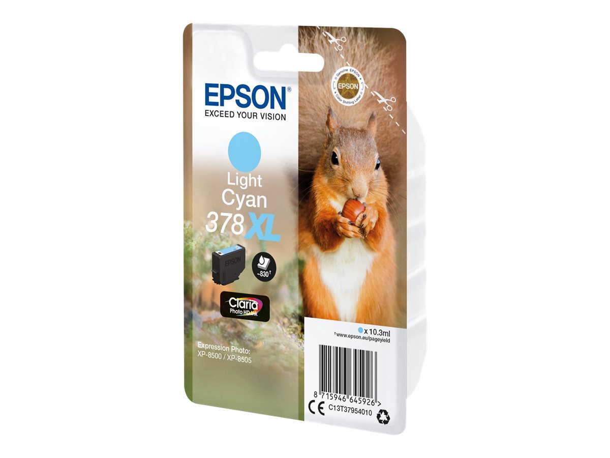 Epson 378XL - XL - světle azurová - originální - inkoustová cartridge – foto 2