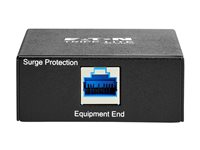 Eaton Tripp Lite Series In-Line PoE Surge Protector - 1 Gbps, IEC Compliant, TAA - PoE surge protector - TAA Compliant
