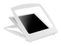 SpacePole C-Frame Enclosure for tablet lockable steel white screen size: 10.1INCH 