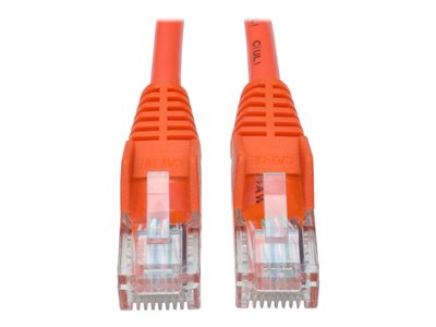 Tripp Lite 25ft Cat5 Cat5e Snagless Molded Patch Cable UTP Orange RJ45 M/M