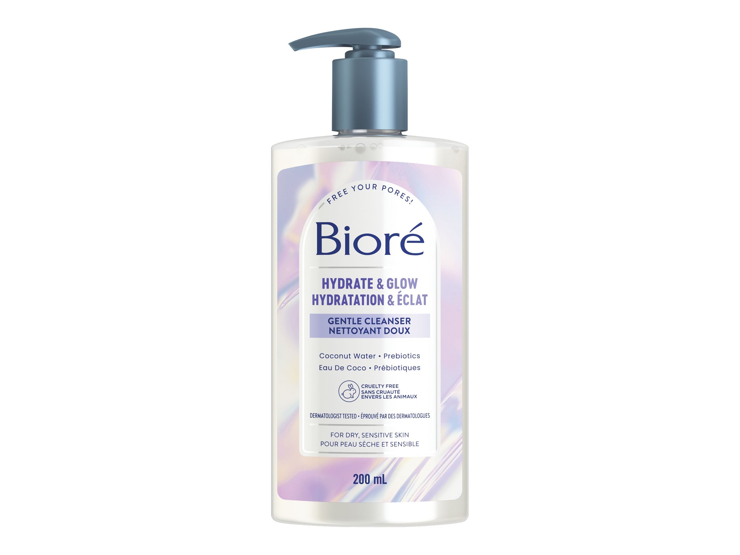 Bioré Hydrate & Glow Gentle Cleanser - 200ml