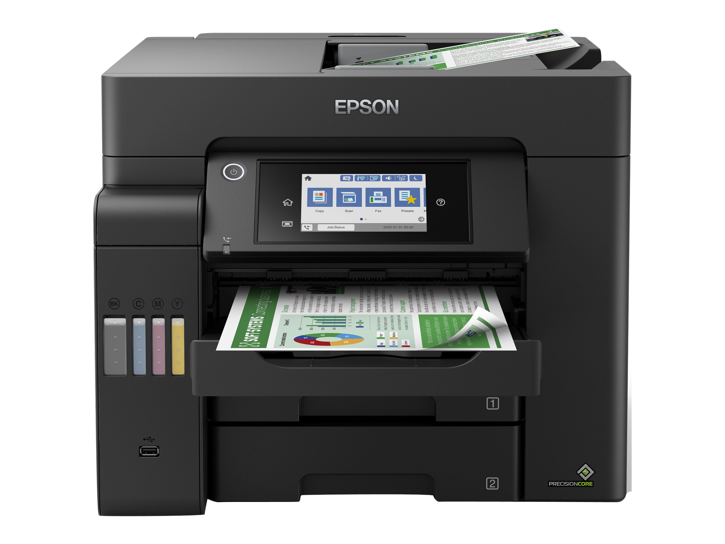 Epson EcoTank Pro ET-5800 multifunction printer Usage / lifestyle Left-angle 72755