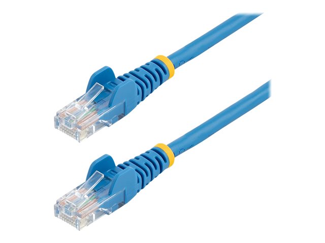 StarTech.com Cat5e Ethernet Cable100 ft - Blue - Patch Cable - Snagless Cat5e Cable - Long Network Cable - Ethernet Cord - Cat 5e Cable - 100ft