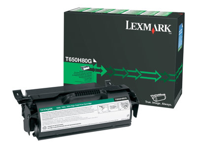 LEXMARK Toner schwarz T65x - T650H80G