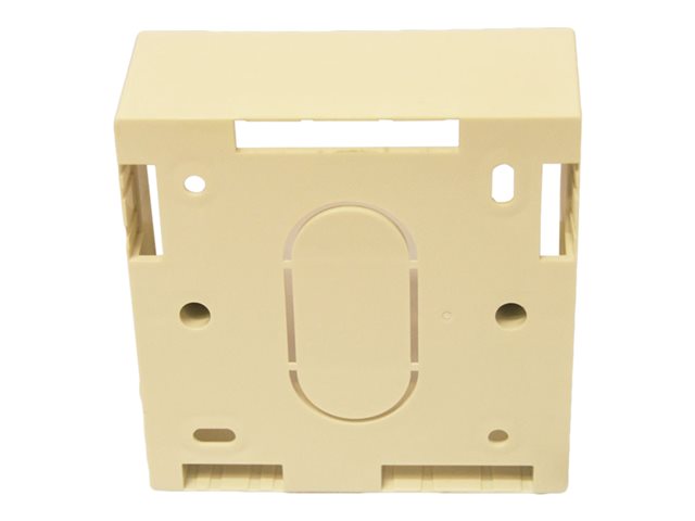 Image of Videk Back Box / Pattress Box Single Gang 88 x 88 x 32mm - network surface mount box