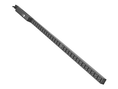 Eaton Tripp Lite Series 1.92kW Single-Phase Local Metered PDU with ISOBAR Surge Protection, 120V, 3840 Joules, 28 NEMA 5-15/20R Outlets, L5-20P Input, 15 ft. Cord, 0U Vertical