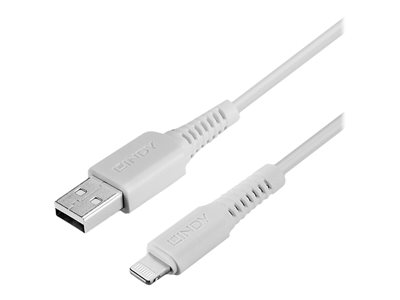 LINDY 3m USB to Lightning Cable white