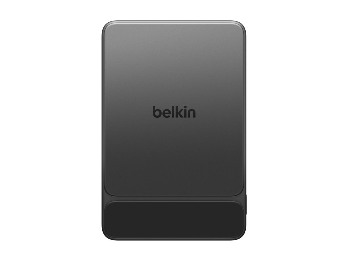 Belkin UltraCharge power bank slim magnetic USB-C 30 Product shot with extra item(s) Left side 77636