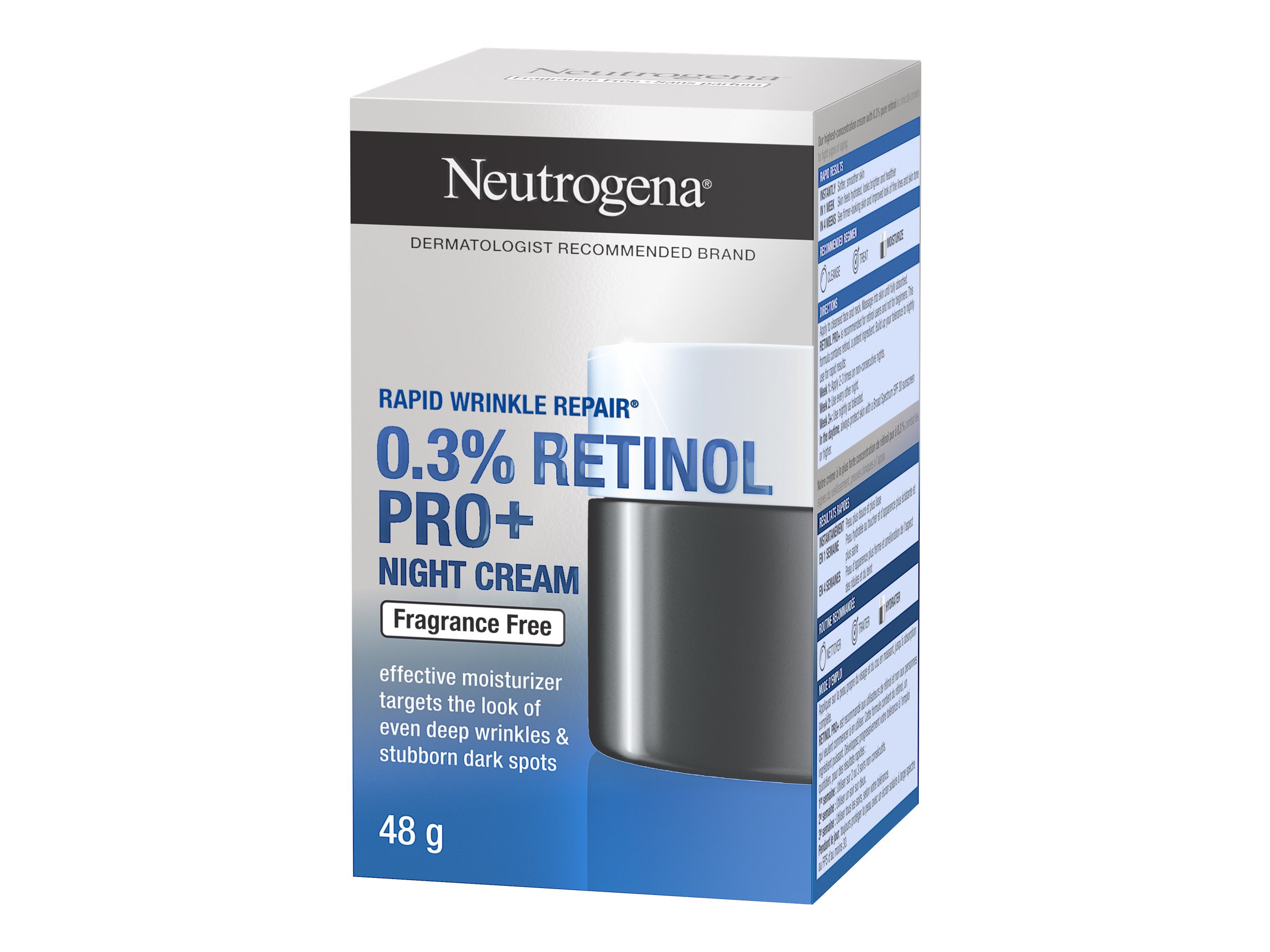 Neutrogena Rapid Wrinkle Repair 0.3% Retinol Pro+ Night Cream - 48g