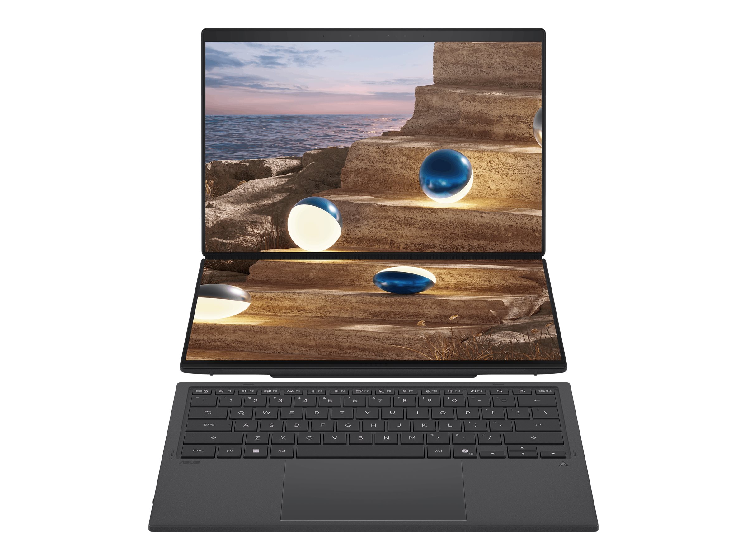 ASUS ZenBook Duo UX8407AA-SN999W Copilot+ PC 14 Intel Core Ultra X7 358H 32 GB RAM 1 Product shot Front 79950