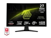 MSI MAG 274CQF 27' Rapid VA 2560 x 1440 (2K) DisplayPort HDMI 180 Hz