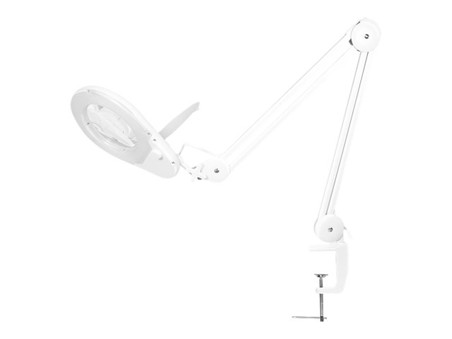 Magnifying lamp, clamp mount, 5 diopter, 56 LED (9W) – LogiLink
