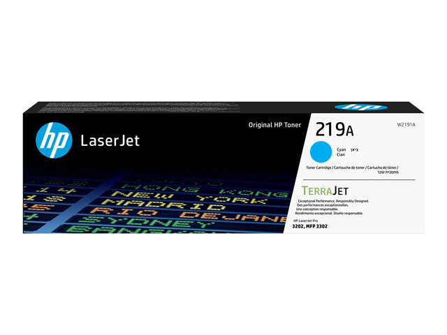 HP 219A - cyan - original - LaserJet - toner cartridge (W2191A)