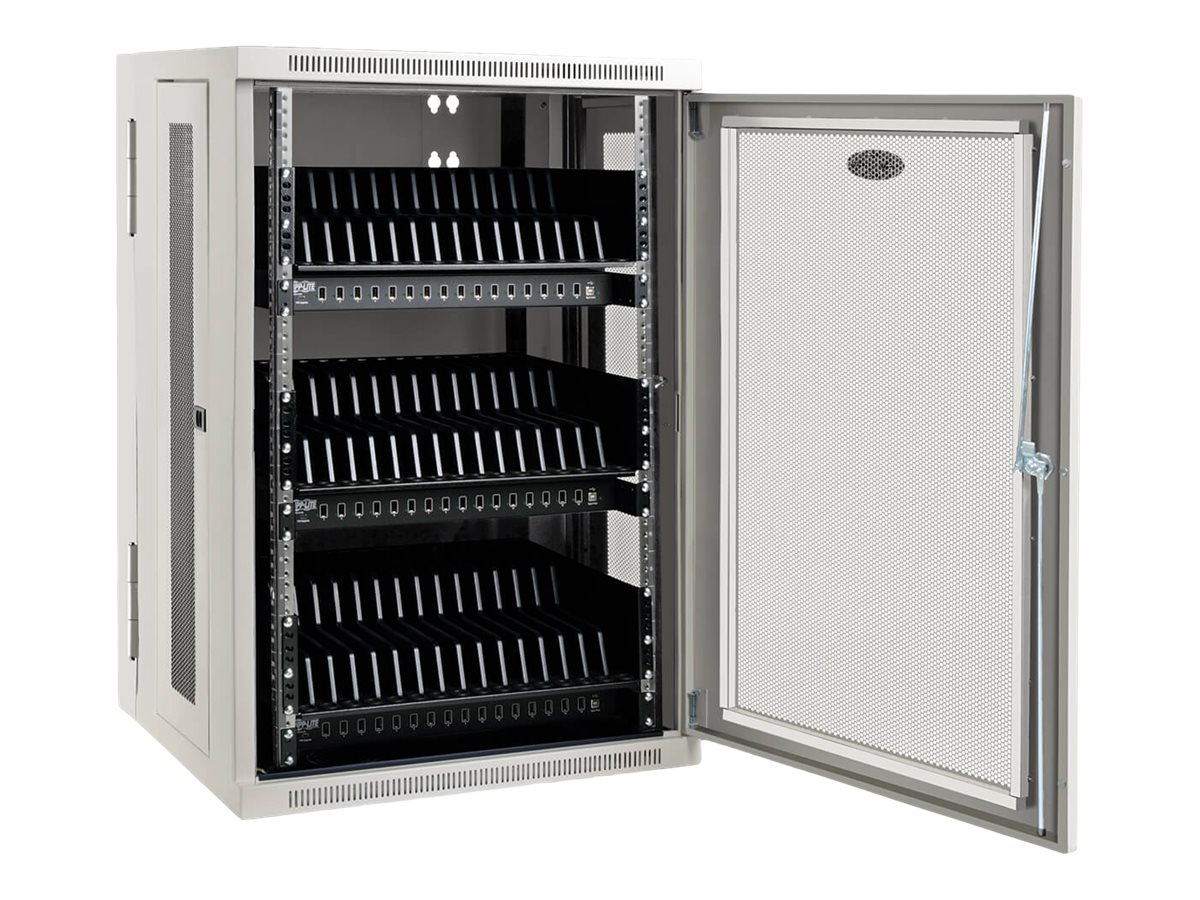 Eaton Tripp Lite Series Charging Sync Station 48-Port USB Tablet iPad Android White