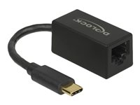 DeLock Netværksadapter USB-C 3.2 Gen 1 1000Mbps Kabling