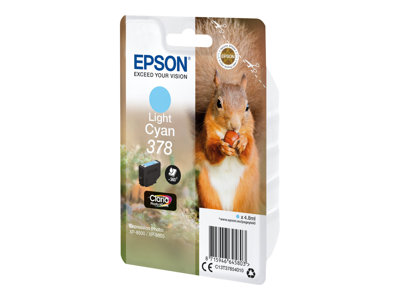 EPSON Singlepack Light Cyan 378 Eichhörn - C13T37854010