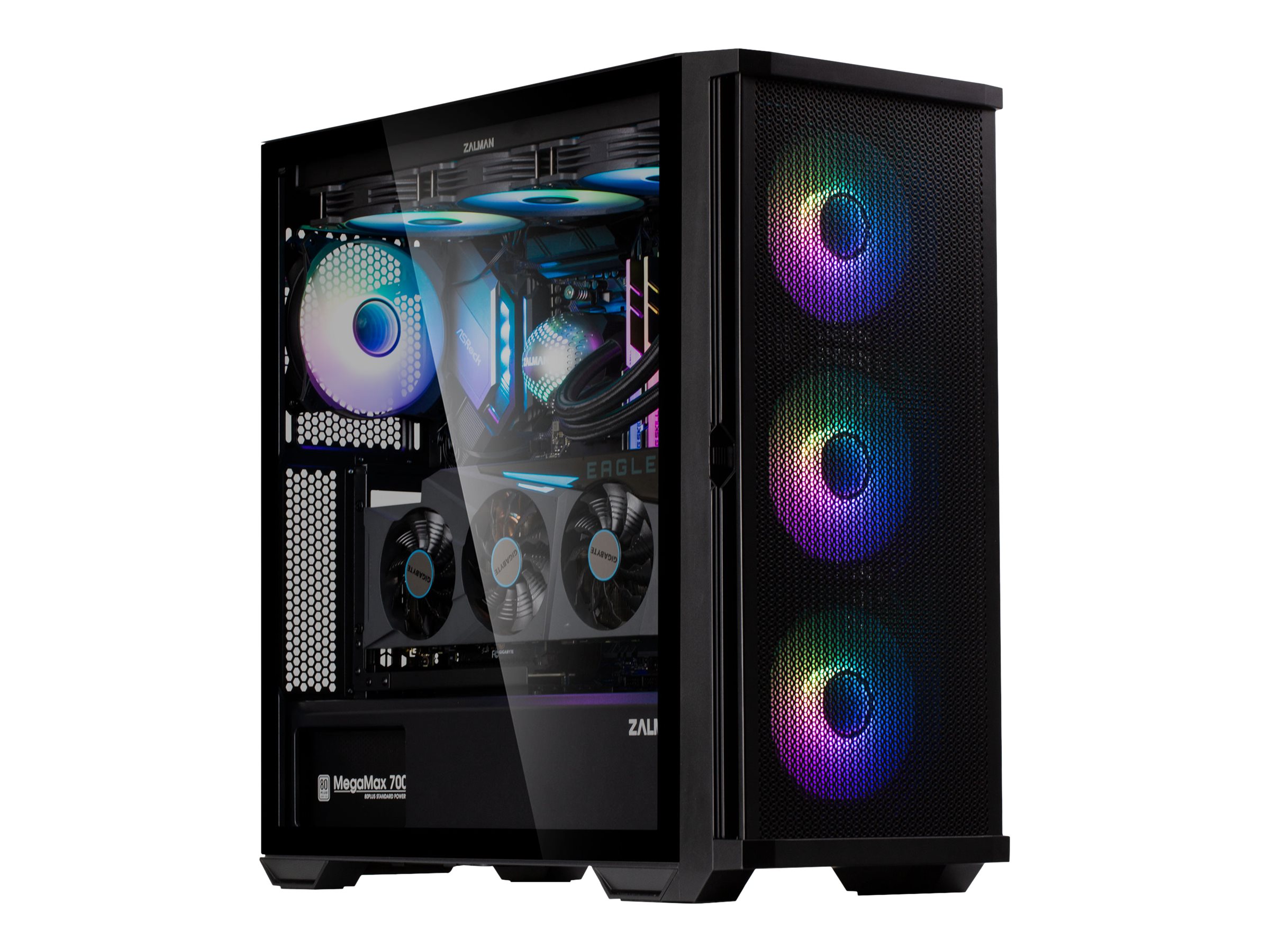 Zalman Z10 DUO mid tower Product shot Left-angle 79907