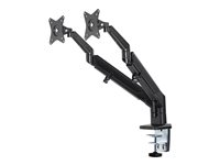 Neomounts DS70-810BL2 mounting kit - full-motion adjustable dual arm - for 2 LCD displays - black