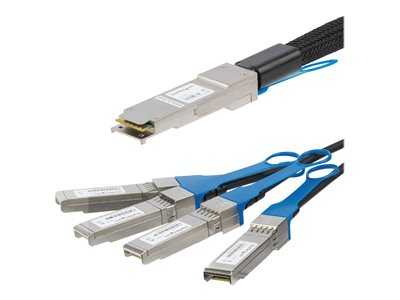 StarTech.com MSA Uncoded 2m QSFP+ to 4x SFP+ Direct Attach Breakout Cable