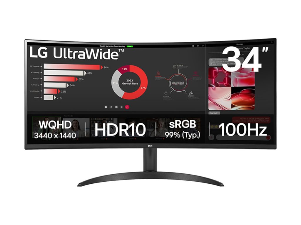 LG 34WR50QK-B.AEU 34p VA Curved