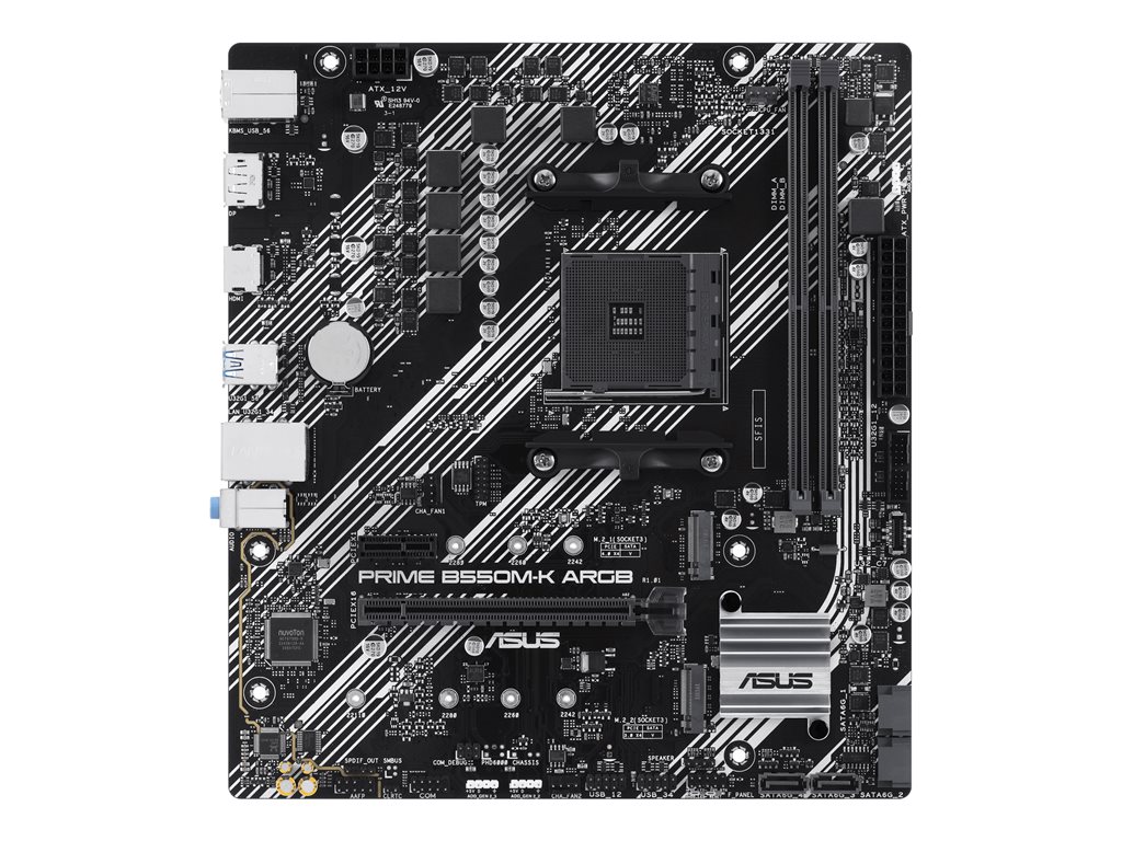 ASUS PRIME B550M-K ARGB AM4 2DDR4 microA